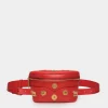 Mountain Belt Bag  in Red Leather