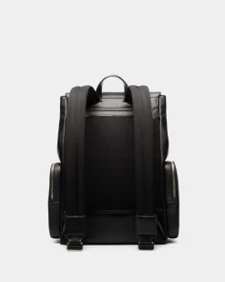 Mythos Backpack In Black Recycled Leather