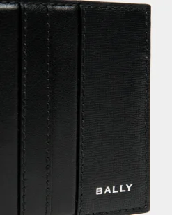 Mythos Bifold Wallet In Black Recycled Leather