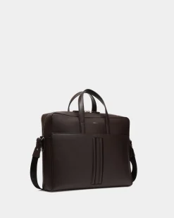 Mythos Briefcase in Ebano Recycled Leather