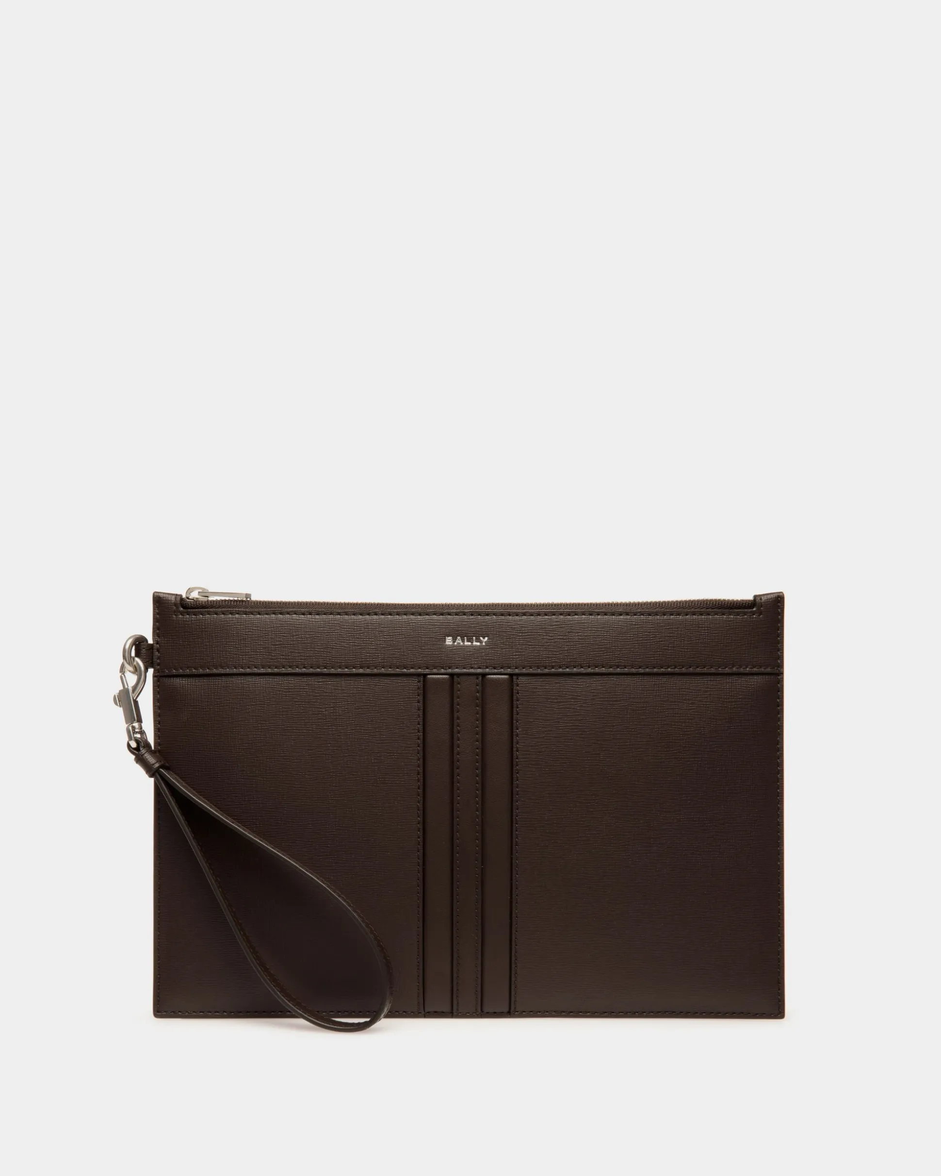 Mythos Pochette in Ebano Recycled Leather