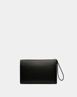 Mythos Pouch In Black Recycled Leather