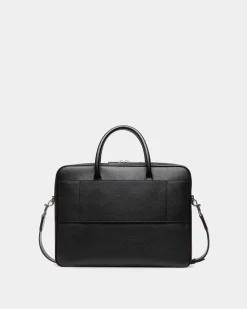Oeden Briefcase In Black Leather
