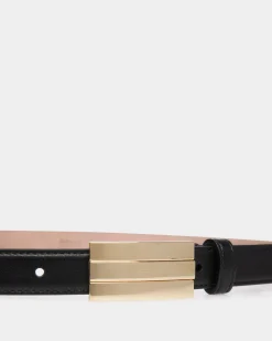 Ollam 20mm Belt In Black Leather