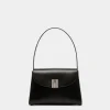 Ollam Shoulder Bag In Black Leather