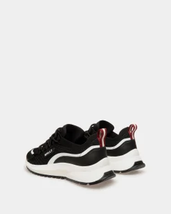 Outline Sneaker in Black Knit