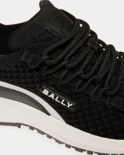 Outline Sneaker in Black Knit