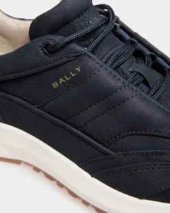 Outline Sneaker in Navy Blue Nubuck Leather