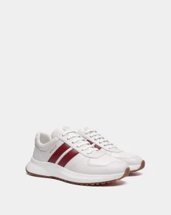 Outline Sneaker In White Leather