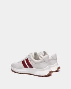 Outline Sneaker In White Leather