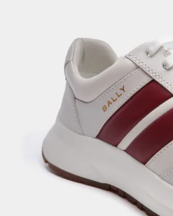 Outline Sneaker In White Leather