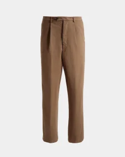 Pants in Camel Cotton