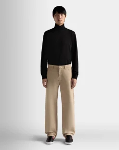 Pants in Camel Cotton