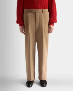 Pants in Camel Cotton