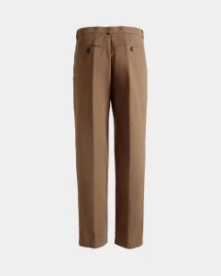 Pants in Camel Cotton