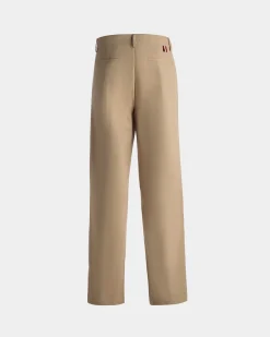 Pants in Camel Cotton