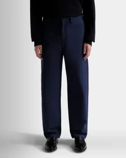 Pants in Dark Blue Cotton
