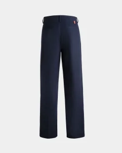 Pants in Dark Blue Cotton