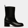 Peggy Boot in Black Leather