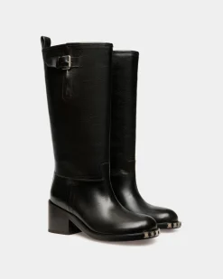 Peggy Boot In Black Leather