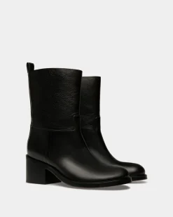 Peggy Boot in Black Leather