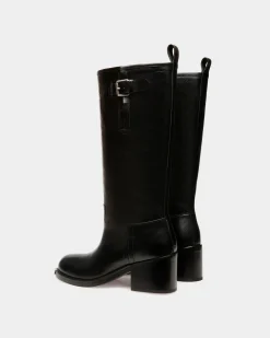 Peggy Boot In Black Leather