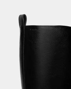 Peggy Boot in Black Leather