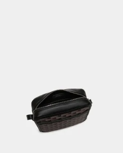 Pennant Crossbody Bag in Black Pennant Motif
