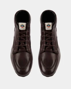 Plume Bootie In Ebano Leather