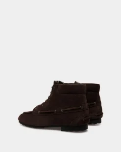 Plume Bootie In Ebano Suede