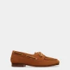 Plume Moccasin in Brown Suede