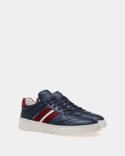 Raise Sneaker in Blue Leather