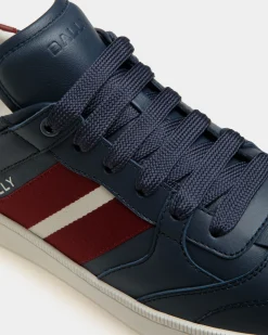 Raise Sneaker in Blue Leather