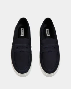 Raise Sneaker in Navy Blue Nubuck Leather