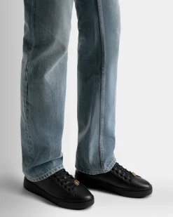 Raise Sneakers In Black Leather