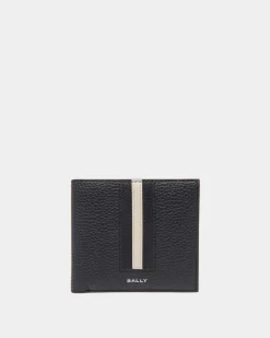 Ribbon Wallet In Midnight Leather