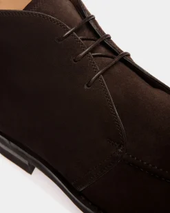 Schoenen Bootie In Ebano Suede Leather