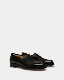Schoenen Loafer In Black Leather