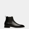 Scribe Novo Booties In Black Leather