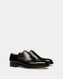 Scribe Un Oxford in Black Leather