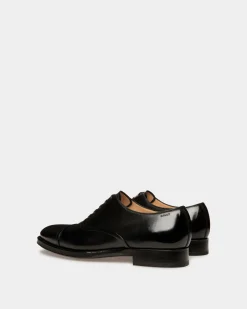 Scribe Un Oxford in Black Leather