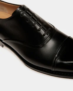 Scribe Un Oxford in Black Leather