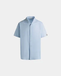 Shirt In Light Blue Cotton