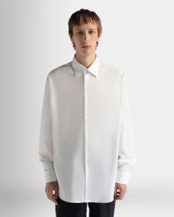 Shirt in White Cotton