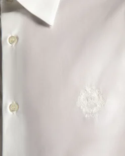 Shirt in White Cotton