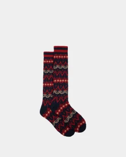 Socks In Multicolor Wool