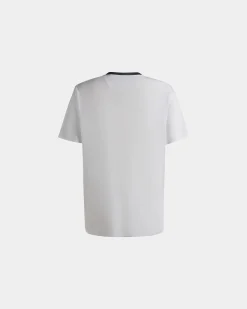 Summer Capsule T-Shirt In White Cotton
