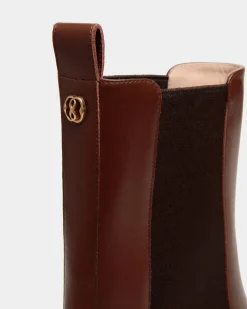 Sylt Bootie In Brown Leather
