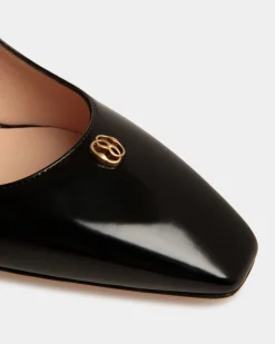 Sylt Pump In Black Leather