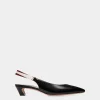 Sylt Slingback Pump In Black Nappa Leather